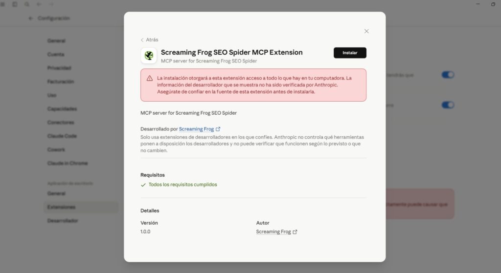 MCP extension